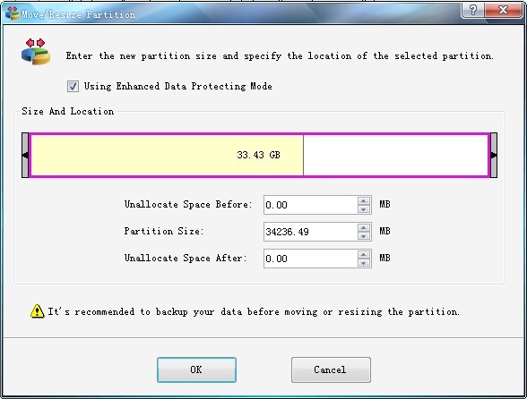 Resize partition windows 2003