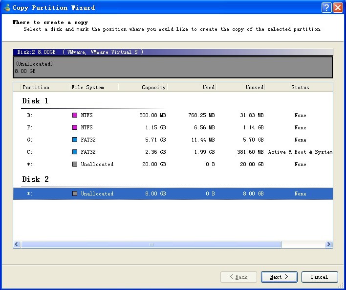 System partition resize