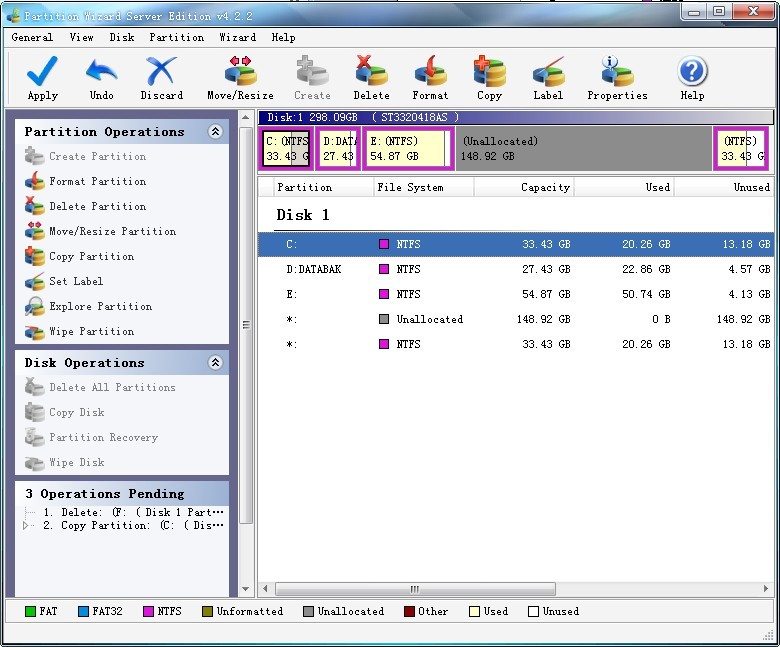 Windows server partition utility resize