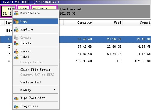 Windows server 2008 resize