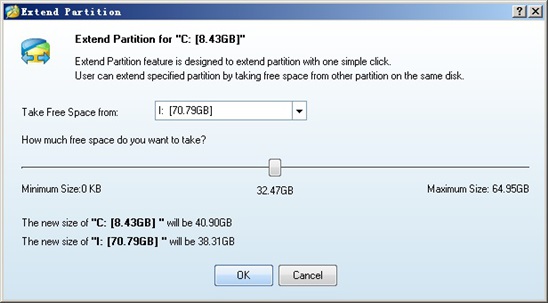 Extend Windows Server 2008 system partition