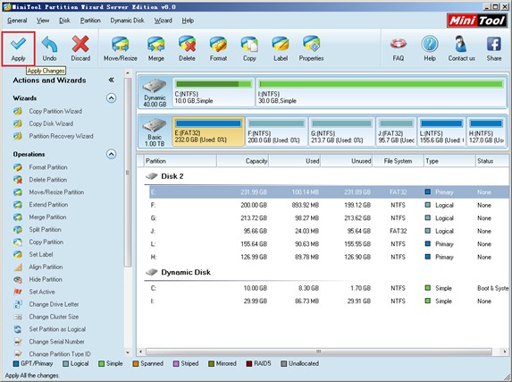 Extend Windows Server 2008 GPT partition2