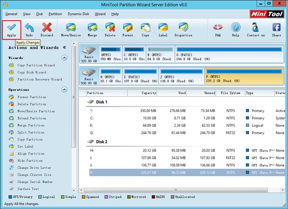 Resize Windows Server 2012 GPT partition2