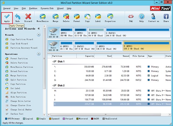 Resize Windows Server 2012 GPT partition2