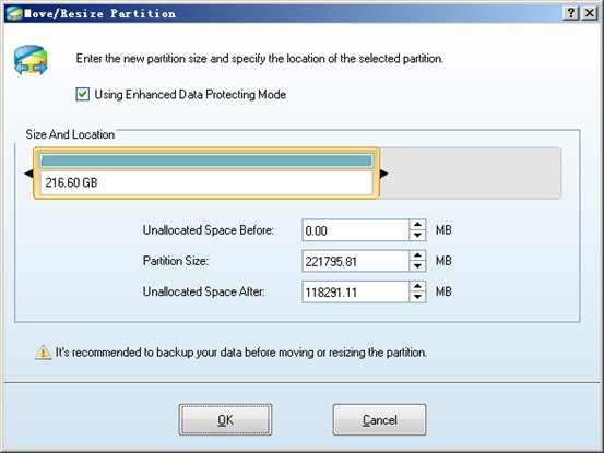Windows server 2003 partition resize quickly1