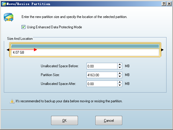 Windows Server 2003 partition resize1